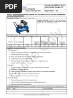 Safe Work Instruction Template | PDF | Occupational Safety And Health ...