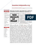 Nobordercamp Köln: Gesamtbericht zu Aktionen & Debatten (critical whiteness, awareness...) | linksunten.indymedia.org