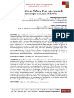 Projeto A Cor da Cultura: Uma experiência de  implementação da Lei nº 10.639/03 -Aderivaldo Ramos Santana/Larissa Oliveira e Gabarra