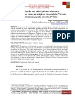 Facetas de Um Cristianismo Africano: Notas Sobre As Crenças Mágicas Do Soldado Vicente de Morais (Angola, Século XVIII) - Felipe Augusto Barreto Rangel