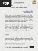 O IHGMG e os parâmetros para a escrita da  História mineira (1907 –  1927)- Mariana Vargens Silva