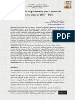 O IHGMG e Os Parâmetros para A Escrita Da História Mineira (1907 - 1927) - Mariana Vargens Silva