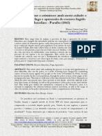 Consta-Nos Que o Criminoso Anda Nesta Cidade: o Processo de Fuga e Apreensão Do Escravo Fugido Marcelino - Paraíba (1865) - Elainne Cristina Jorge Dias