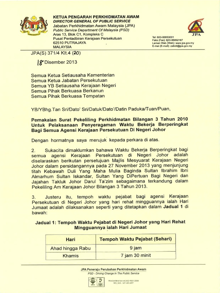 Mahathir Surat Penjawat Awam Surat