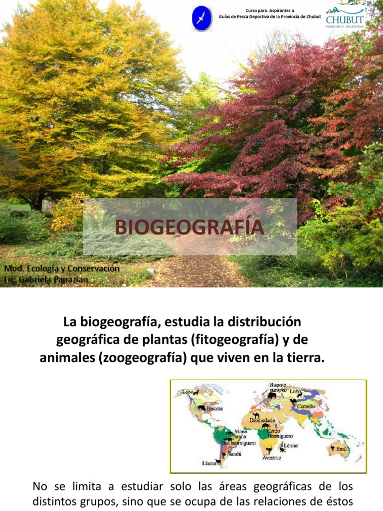 Zoogeografía y Biogeografía en Chubut | PDF | Biogeografia | Ecología