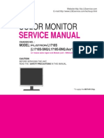 LG LCD Monitor Flatron L1718S Service Manual