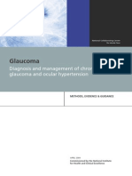 Glaucoma NICE Guidelines