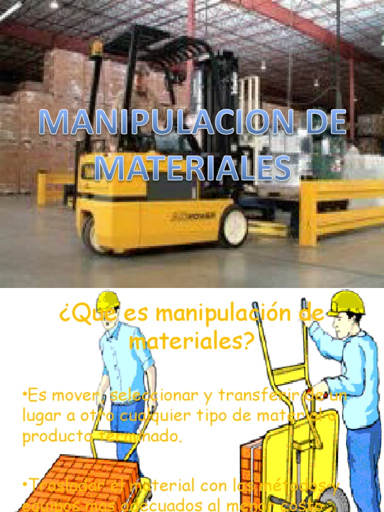 Manipulacion de Materiales | PDF | Science | Ciencia y Tecnología
