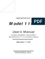 Sensaphone 1104 Manual