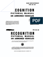 FM 30-40 (1943) Recognition Pictorial Manual On Armored Vehicles PDF