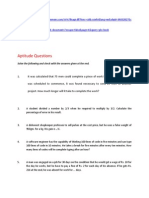 Aptitude Questions: Aller View