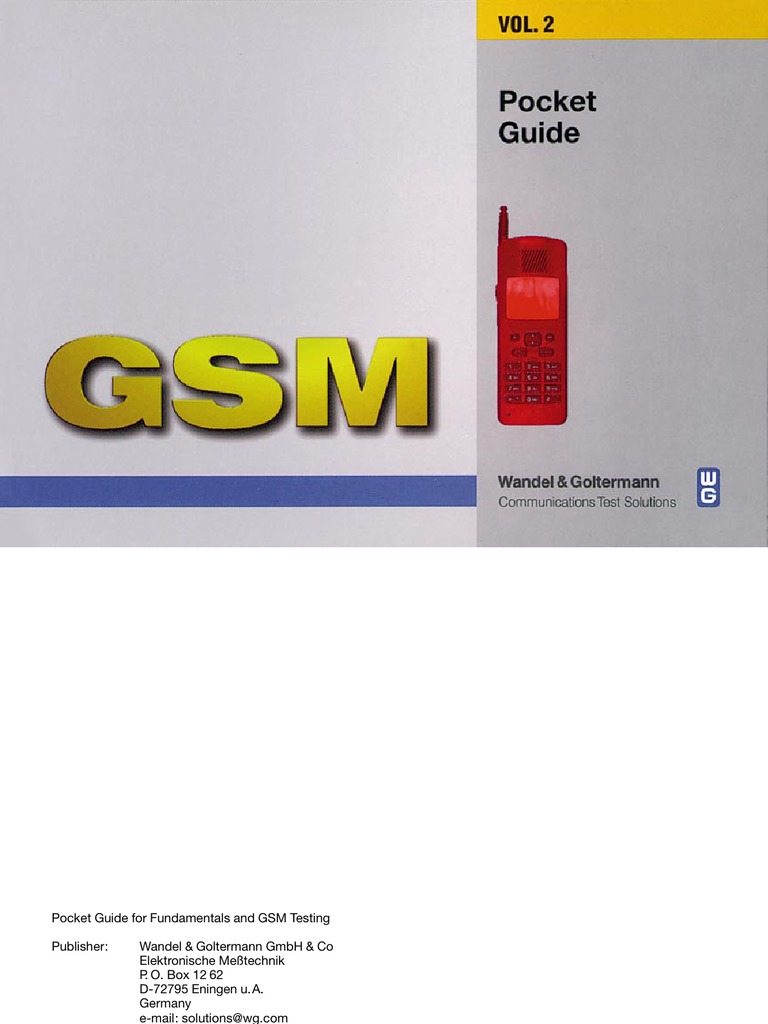 GSM Pocket Guide | PDF | Business | Technology & Engineering