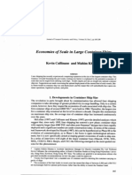  Economies of Scale in Large Container Shipping