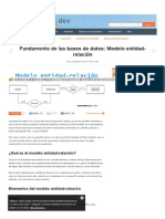 Fundamento de Las Bases de Datos - Modelo Entidad-Relación PDF