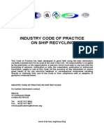 Industry Code of Practice On Ship Recycling