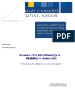 KOSOVA DHE MARRËVESHJA E STABILIZIM ASOCIIMIT - KAS - Nentor2013