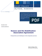 Kosovo and the Stablization Association Agreement_KAS_November2013