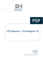 LTE Features in ICS Designer V2