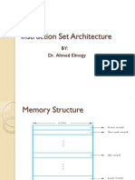 Instruction Set Architecture: BY: Dr. Ahmed Elmogy