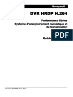 Honeywell HRDP240 H264 DVR Manual Fr