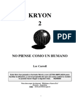 LEE CARROLL - Kryon 2 No Piense Como Un Humano