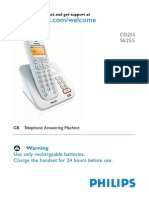 Manual for a cordless phone