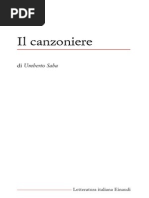 Umberto Saba - Il Canzoniere