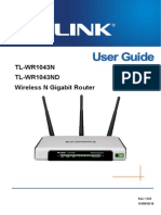 Router T-LINK - WR1043ND PDF