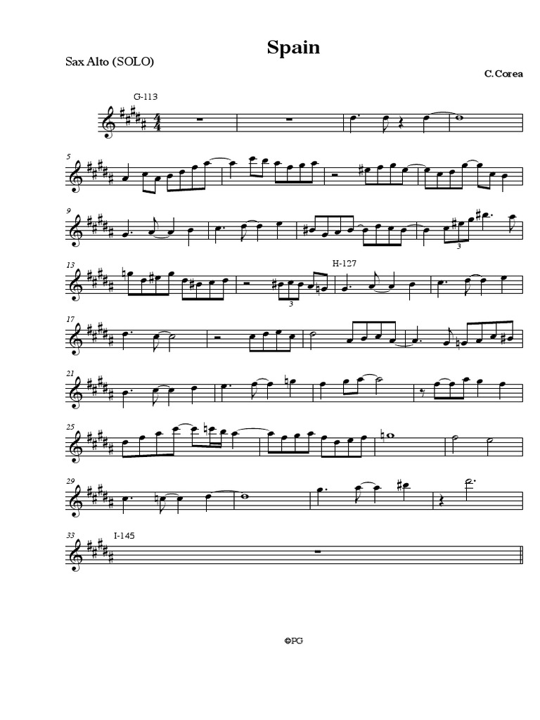 Hide and seek - Imogen Heap Sheet music for Saxophone alto (Solo)