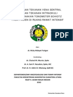 HUBUNGAN TEKANAN VENA SENTRAL DENGAN TEKANAN INTRAOKULI MENGGUNAKAN TONOMETER SCHIOTZ PADA PASIEN DI RUANG RAWAT INTENSIF