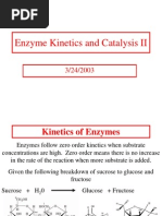 Enzyme Kinetics and Catalysis II