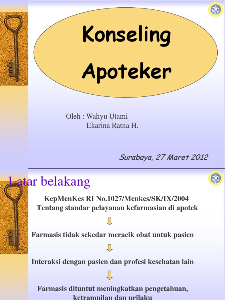 Konseling Apoteker
