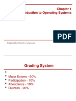 155 - Introduction To Operating System - Chapter1