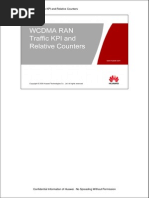 8 WCDMA RAN12 Traffic KPI and Relative Counters ISSUE 1.01