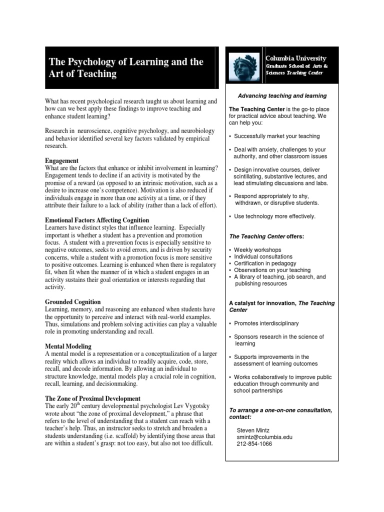 Psychology of Learning | PDF | Motivation | Motivational