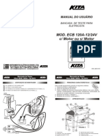 Manual do usuário bancada de teste