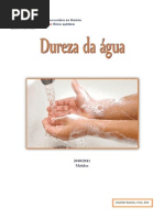 dureza da água