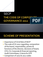 CG & Role of SECP Securities and Exchange Commission of Pakistan