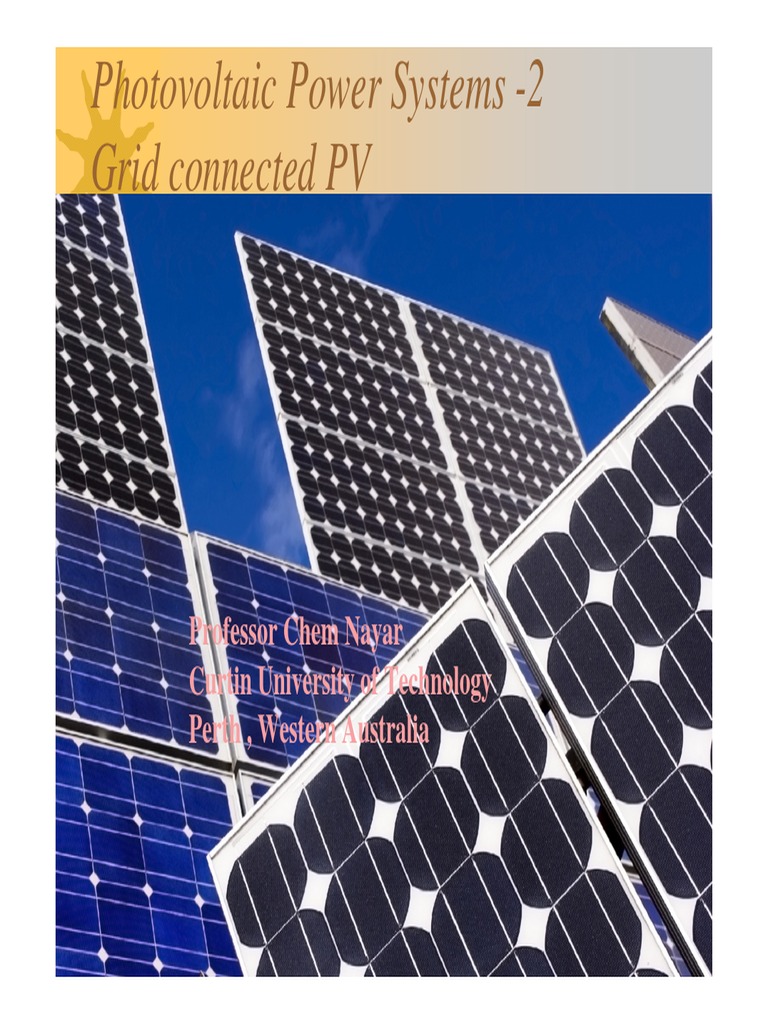 Pv Power Systems Power Inverter Photovoltaic System