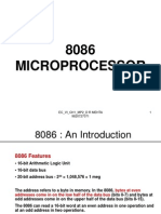 8086 Microprocessor: 1 Ec - Vi - Ch1 - Mp2 - D R Mehta 9820727071