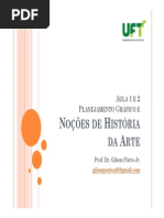 Aula 1 e 2 - noções de história da arte