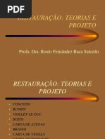 Viollet Le Duc RuskinTeorias Do Restauro