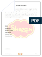 Swot Analysis Of Shezan