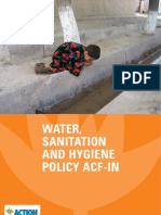 ACF Water Sanitation Hygiene Policy 2008