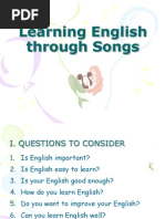 Download Learning English Through Songs by Rania Mohammed SN193107551 doc pdf