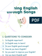 Learning English Through Songs