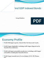 South Korea and GDP Linked Bonds