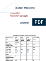 Treatment of Wastewater Introduction