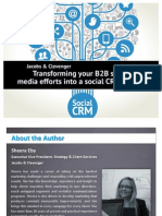 Transforming Your B2B Social Media Efforts Into a Social CRM Strategy