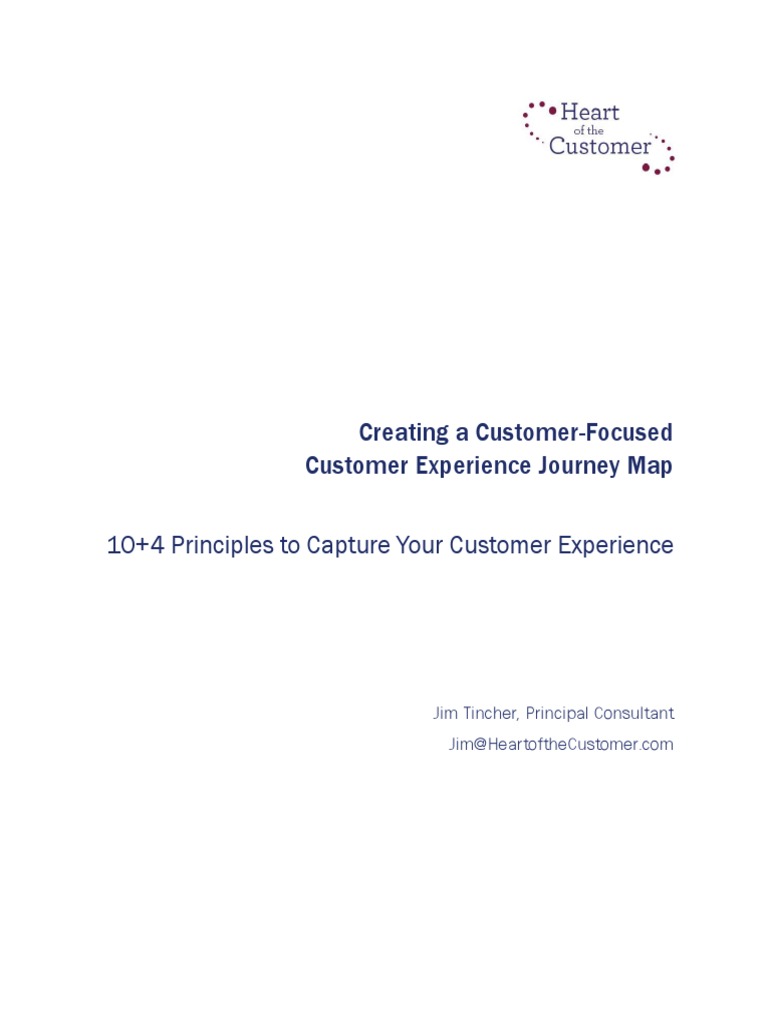 Customer Experience Journey Mapping | PDF | Customer Experience | Retail